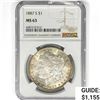 1887-S Morgan Silver Dollar NGC MS63