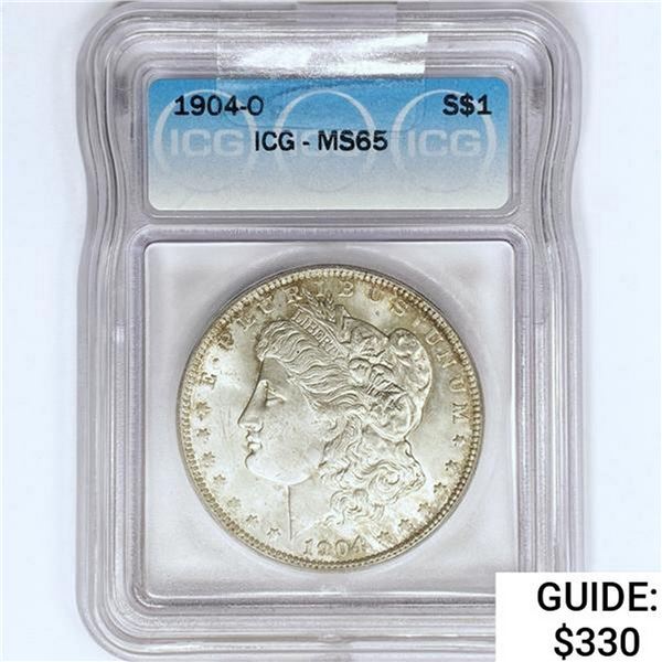 1904-O Morgan Silver Dollar ICG MS65