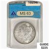 1881-O Morgan Silver Dollar ANACS MS63
