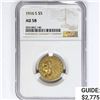 1916-S $5 Gold Half Eagle NGC AU58