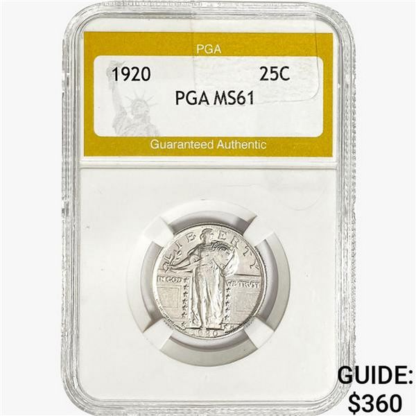 1920 Standing Liberty Quarter PGA MS61