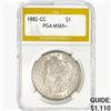 1882-CC Morgan Silver Dollar PGA MS65+