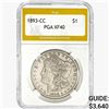 1893-CC Morgan Silver Dollar PGA XF40