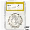 Image 1 : 1901-O Morgan Silver Dollar PGA MS64 PL