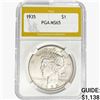 1935 Silver Peace Dollar PGA MS65