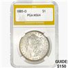 1885-O Morgan Silver Dollar PGA MS64