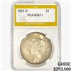 1923-D Silver Peace Dollar PGA MS67+