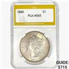 1880 Morgan Silver Dollar PGA MS65