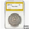 1879-CC Morgan Silver Dollar PGA XF40