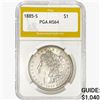 1885-S Morgan Silver Dollar PGA MS64