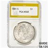 1881-S Morgan Silver Dollar PGA MS68