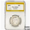 1892 Columbia Half Dollar PGA MS66+