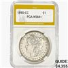 1890-CC Morgan Silver Dollar PGA MS64+