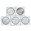 Image 2 : 1904-O Unc. Morgan Silver Dollars [5 Coins]