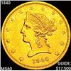 1840 $10 Gold Eagle UNCIRCULATED