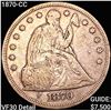 1870-CC Silver Trade Dollar LIGHTLY CIRCULATED