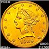 1906-O $10 Gold Eagle CHOICE BU+
