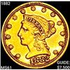 1882 $2.50 Gold Quarter Eagle UNCIRCULATED