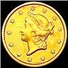 Image 1 : 1852 Rare Gold Dollar NEARLY UNCIRCULATED
