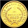 Image 2 : 1853 Rare Gold Dollar CLOSELY UNCIRCULATED