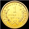 Image 2 : 1849-O Rare Gold Dollar CLOSELY UNCIRCULATED