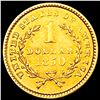 Image 2 : 1850 Rare Gold Dollar CLOSELY UNCIRCULATED