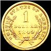 Image 2 : 1849 Rare Gold Dollar CLOSELY UNCIRCULATED