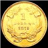 Image 2 : 1873 Rare Gold Dollar UNCIRCULATED