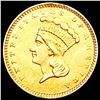 Image 1 : 1857 Rare Gold Dollar CLOSELY UNCIRCULATED