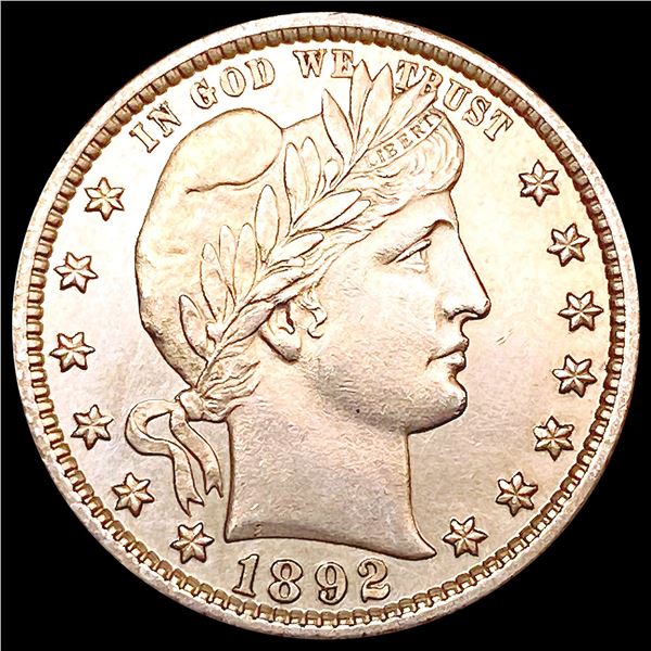 1892 Barber Quarter UNCIRCULATED