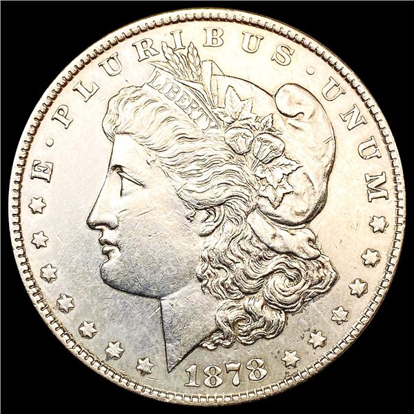 1878 8TF Morgan Silver Dollar GEM BU