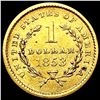 Image 2 : 1853 Rare Gold Dollar CLOSELY UNCIRCULATED