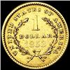 Image 2 : 1853 Rare Gold Dollar UNCIRCULATED