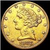 Image 1 : 1888-S $5 Gold Half Eagle CLOSELY UNCIRCULATED