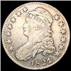 Image 1 : 1824 OVD Capped Bust Half Dollar NICELY CIRCULATED