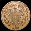 Image 1 : 1869 Two Cent Piece NEARLY UNCIRCULATED