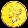 Image 1 : 1851 Rare Gold Dollar CLOSELY UNCIRCULATED