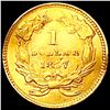 Image 2 : 1857 Rare Gold Dollar CLOSELY UNCIRCULATED