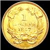 Image 2 : 1857 Rare Gold Dollar CLOSELY UNCIRCULATED