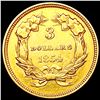 Image 2 : 1854 $3 Gold Piece CLOSELY UNCIRCULATED