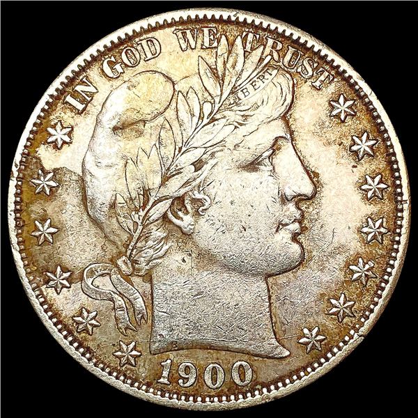 1900-S Barber Half Dollar CLOSELY UNCIRCULATED