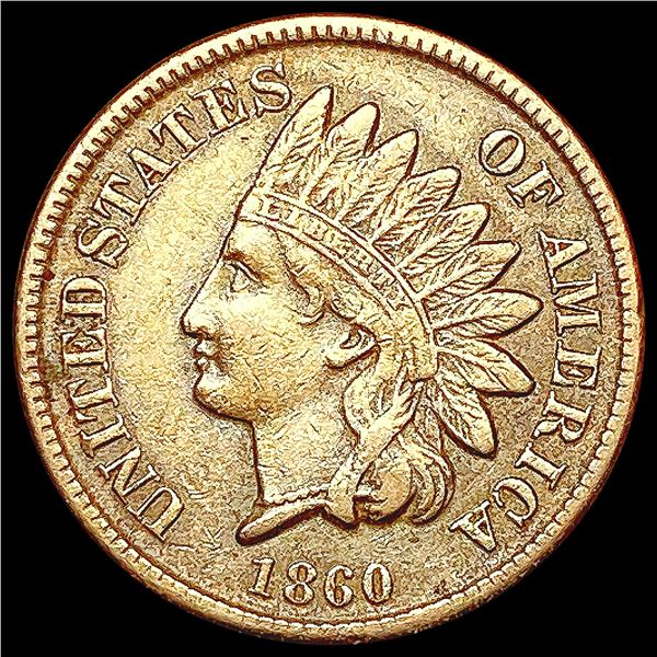 1860 Indian Head Cent CLOSELY UNCIRCULATED