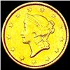 Image 1 : 1851 Rare Gold Dollar CLOSELY UNCIRCULATED