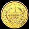 Image 2 : 1852 Rare Gold Dollar UNCIRCULATED