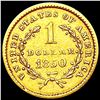 Image 2 : 1850 Rare Gold Dollar CLOSELY UNCIRCULATED