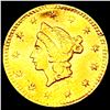 Image 1 : 1852 Round California Gold Half Dollar CLOSELY UNC