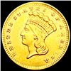 Image 1 : 1856 Rare Gold Dollar CLOSELY UNCIRCULATED