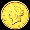 Image 1 : 1849 Rare Gold Dollar CLOSELY UNCIRCULATED