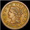 Image 1 : 1852 Braided Hair Large Cent CLOSELY UNCIRCULATED