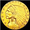 Image 1 : 1909 $2.50 Gold Quarter Eagle CLOSELY UNCIRCULATED